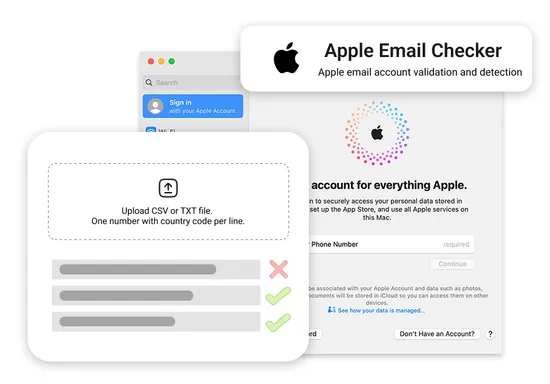 Apple Email Checker - Verify Apple account emails