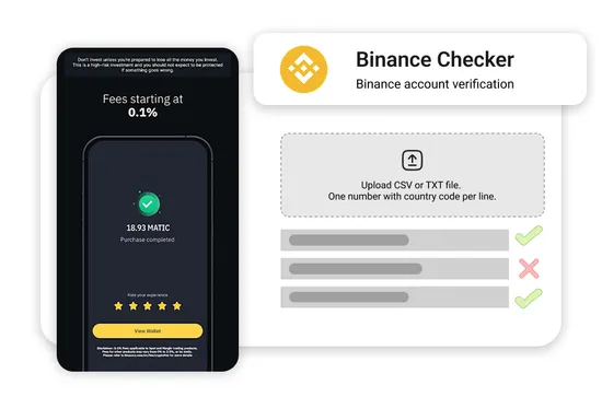 Binance Checker - Verify Binance account presence