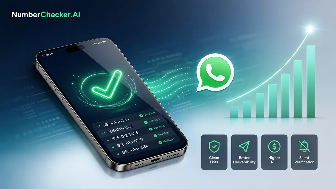 The Marketer’s Guide to Bulk WhatsApp Number Verification: Improve ROI with Silent List Cleaning