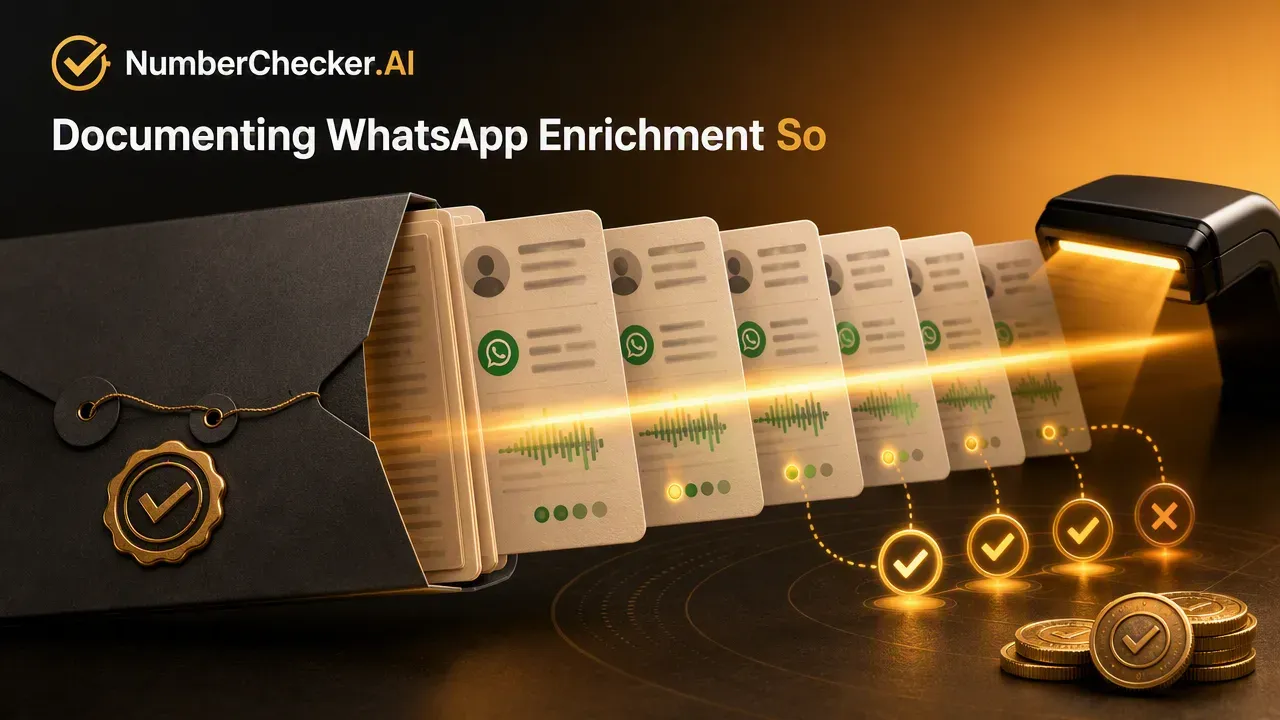 Paydaşların Doğru Okuması İçin WhatsApp Zenginleştirmesini Belgelendirme