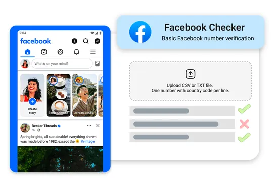 Bulk Facebook account checker