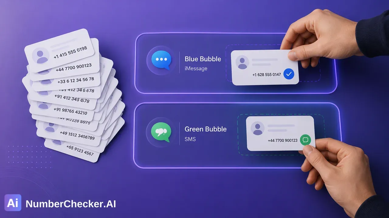 iMessage Checker: When to Send iMessage vs SMS