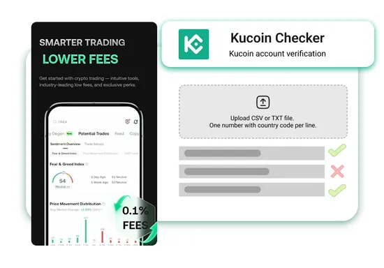 Kucoin Checker - Verify Kucoin exchange account presence