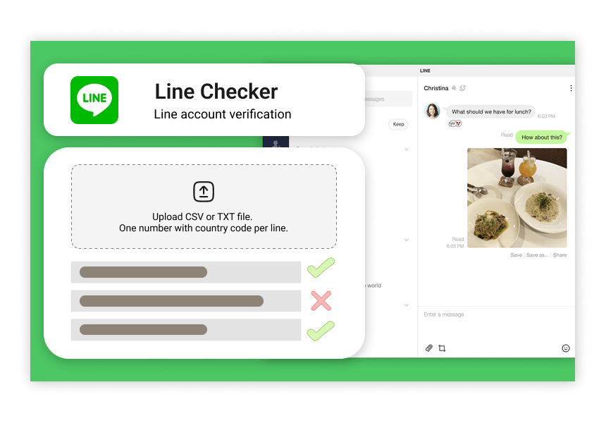 Verificador de Line | NumberChecker.AI