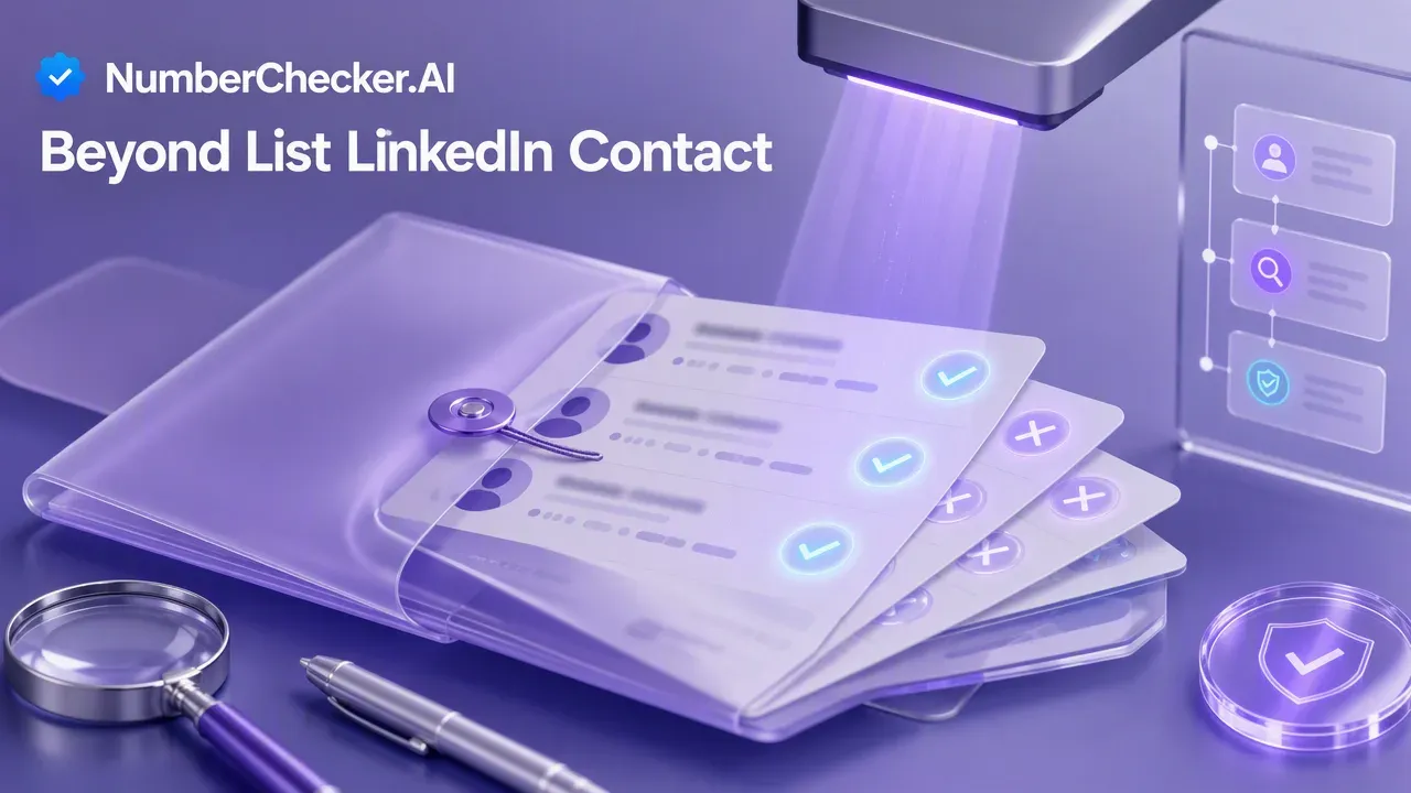超越列表：为什么 LinkedIn 联系人验证成为 B2B 销售的新标准