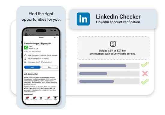 LinkedIn Number Checker