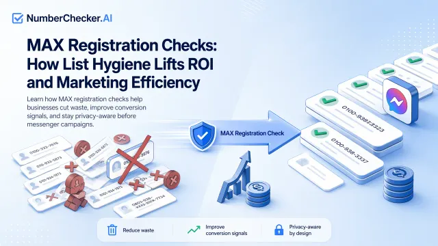 MAX Registration Checks: How List Hygiene Lifts ROI and Marketing Efficiency