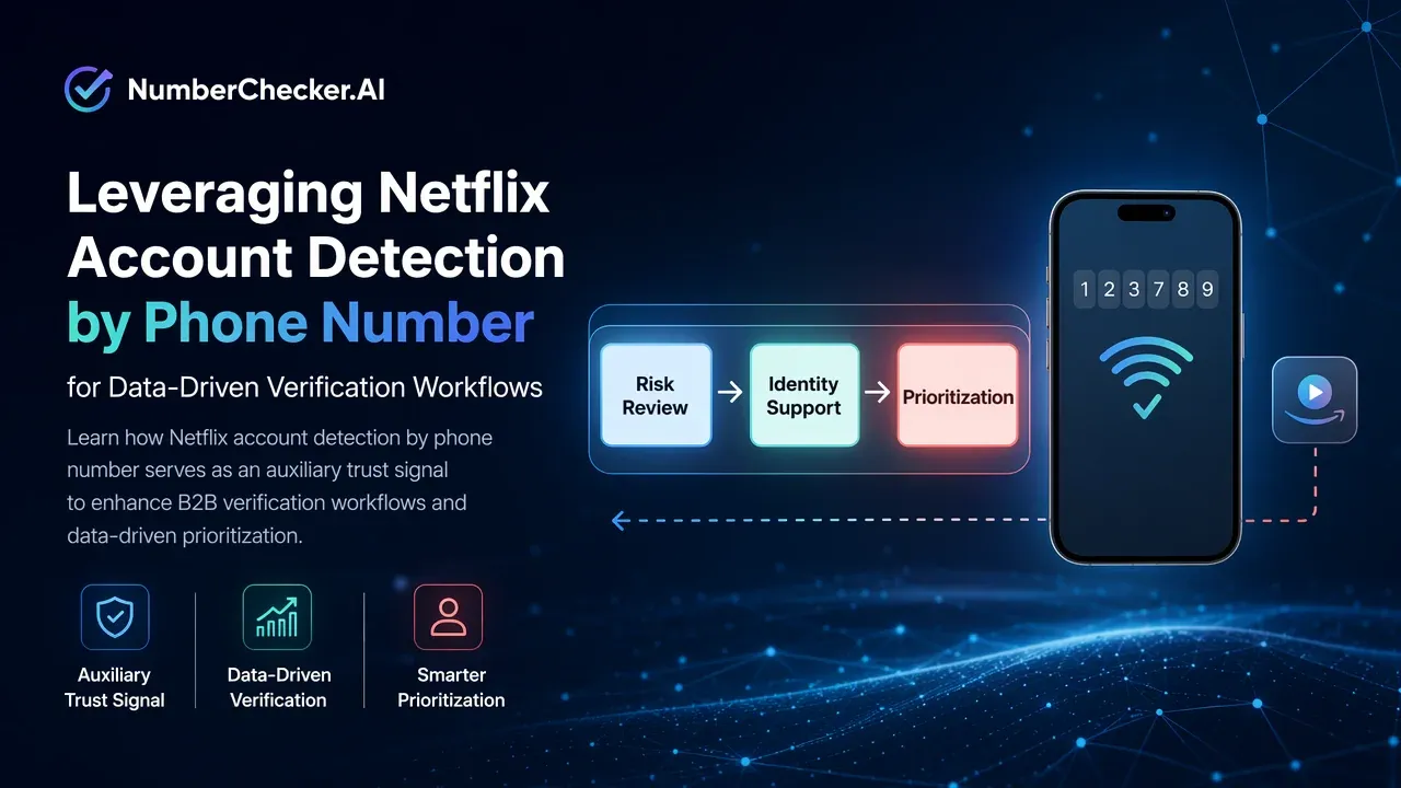 Leveraging Netflix Account Detection by Phone Number for Data-Driven Verification Workflows