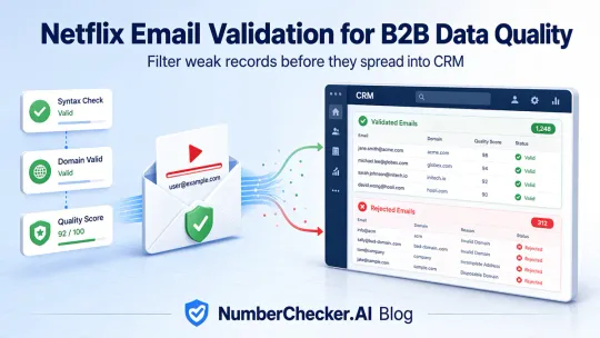 How Netflix Email Validation Improves Data Quality and Operational Efficiency