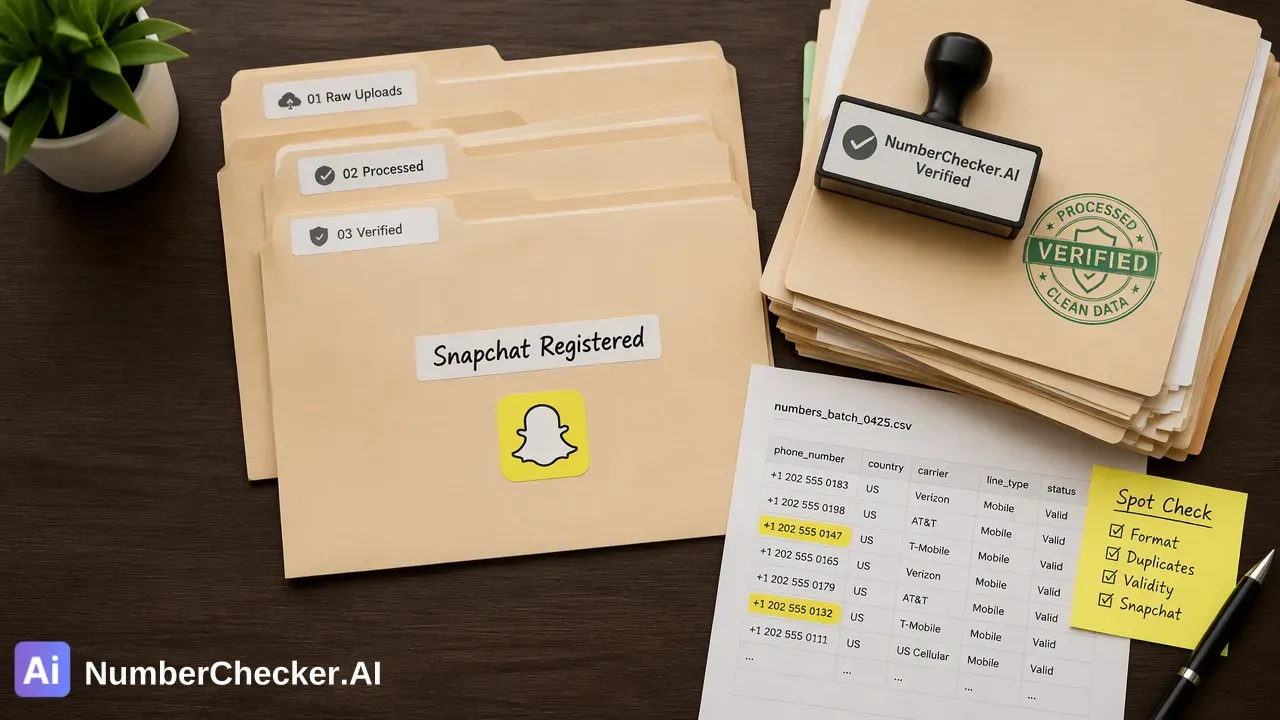 How to Check Snapchat Registration Signals Across a Phone List