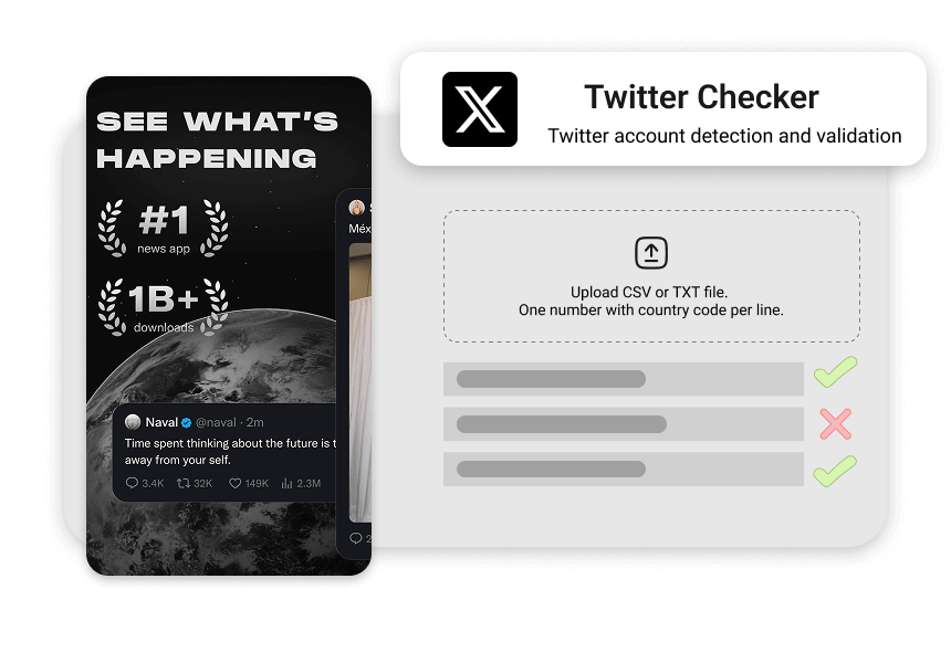 Twitter Account Checker | NumberChecker.AI