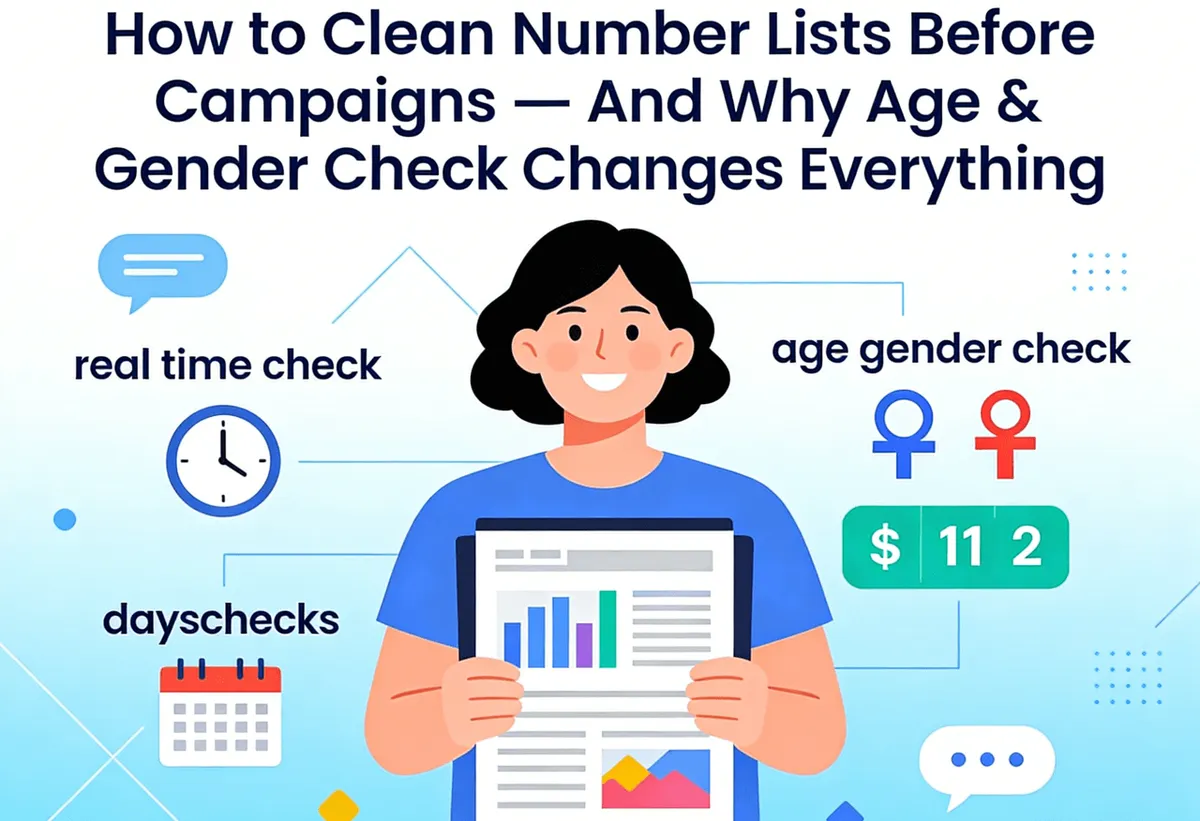 Bersihkan Daftar WhatsApp dengan Pemeriksaan Usia & Jenis Kelamin: Perhalus Penargetan & ROI
