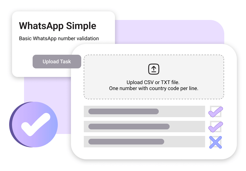 Checkwa WhatsApp Bulk Checker | NumberChecker.AI