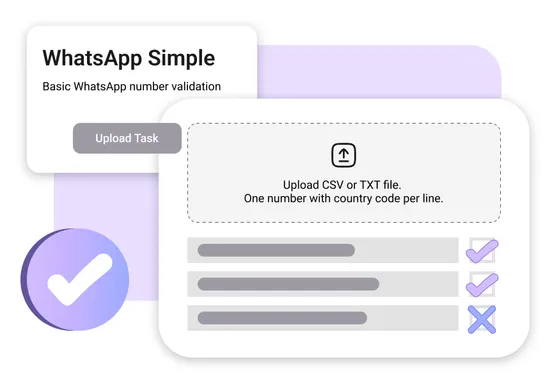 WhatsApp Real-time Checker - Fully real-time number validation
