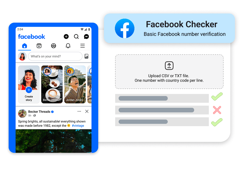 Bulk Facebook account checker
