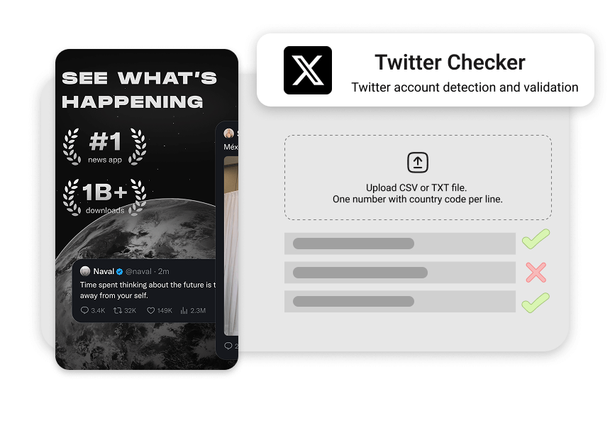 Bulk Twitter account checker