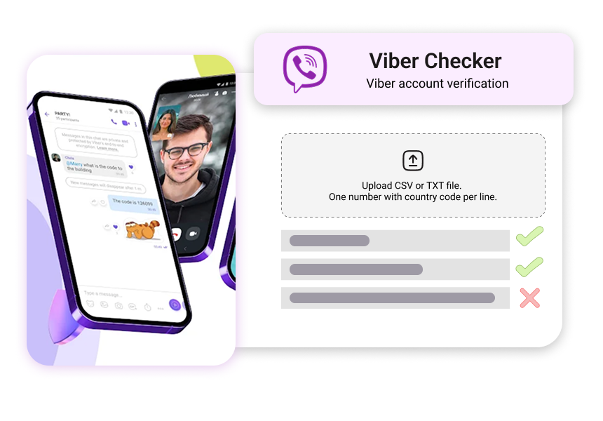 Viber Checker - Verify Viber account presence